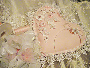 Vestuvinių žiedų pagalvėlė