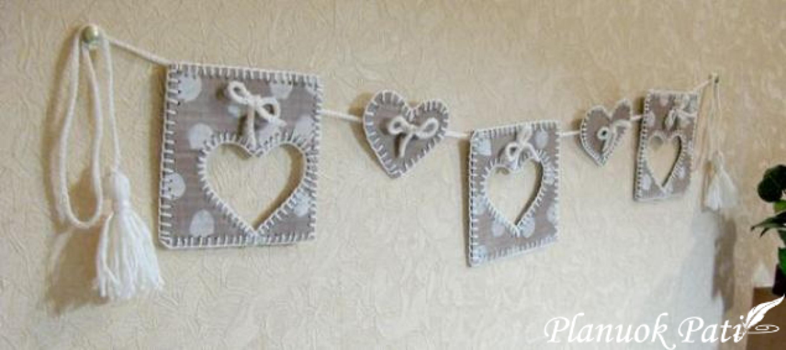 Girlianda iš kartono