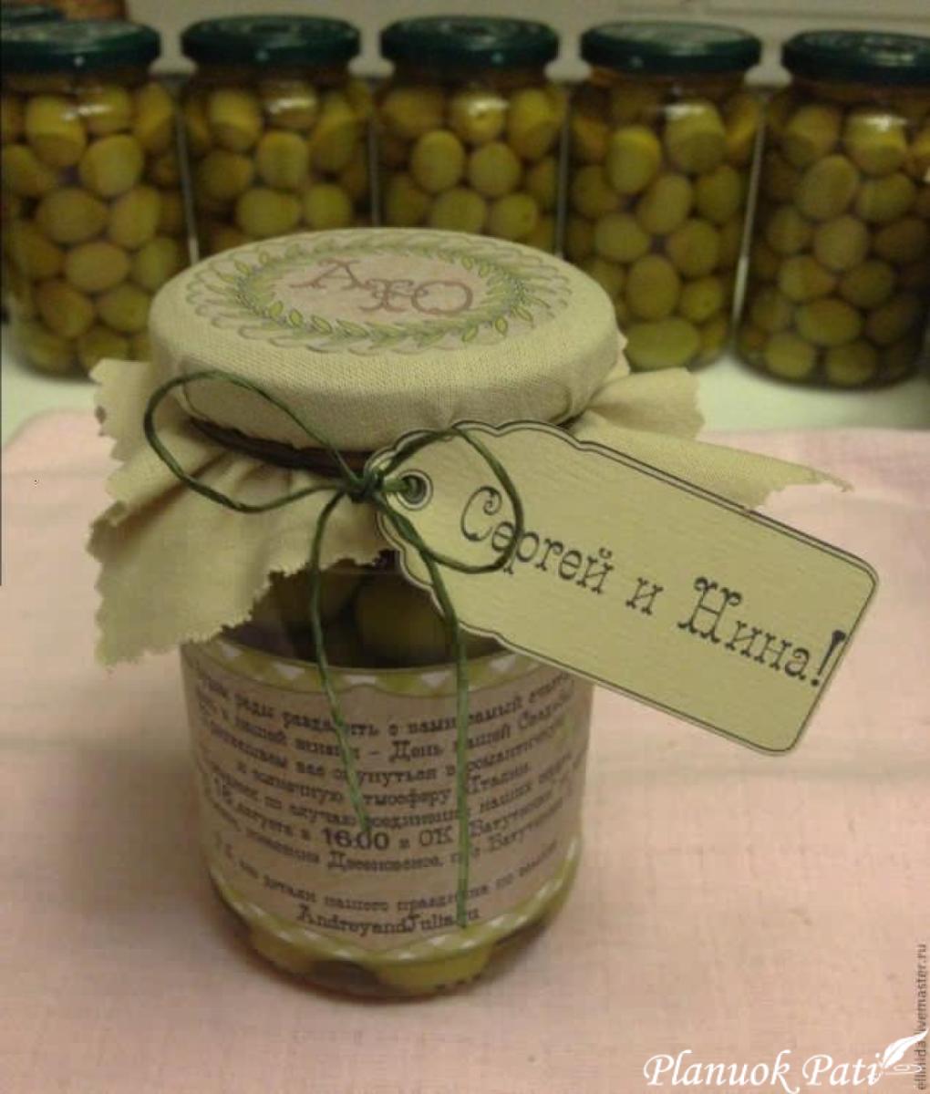 Originalūs pakvietimai - stiklainukai