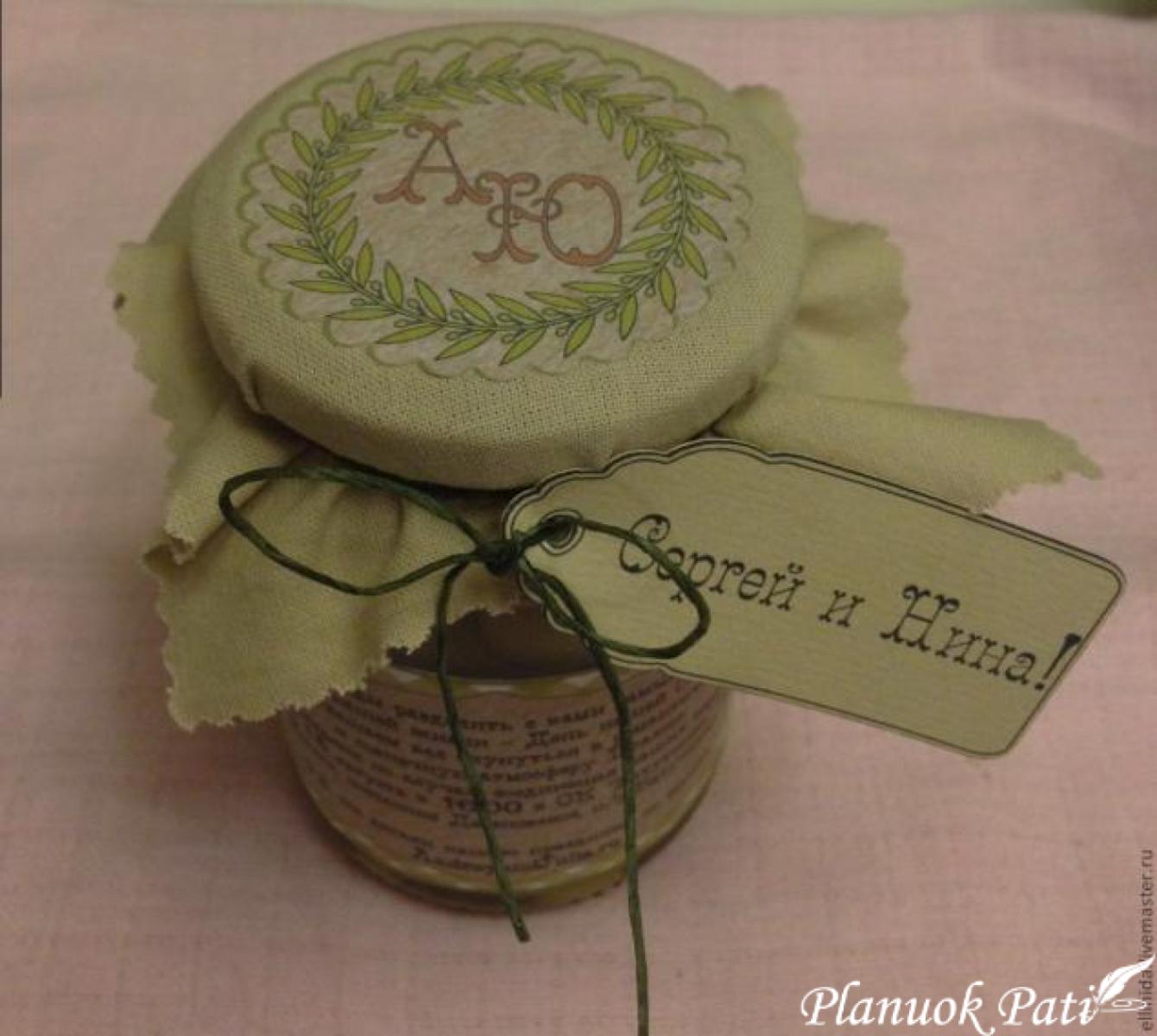 Originalūs pakvietimai - stiklainukai