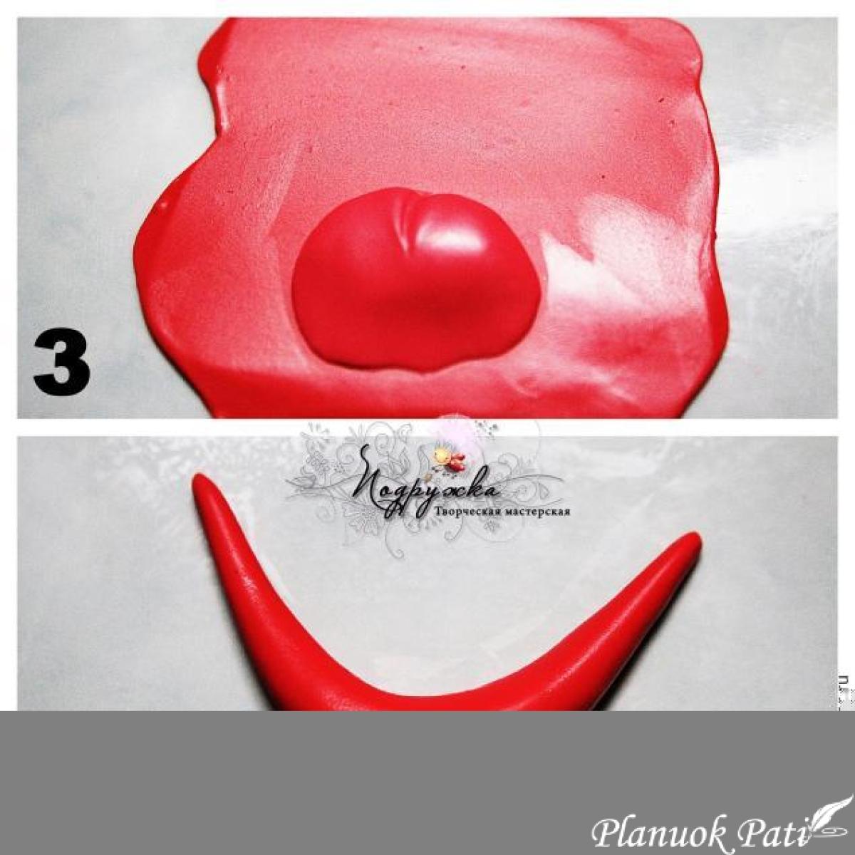 Lūpos su dantukais linksmai fotosesijai