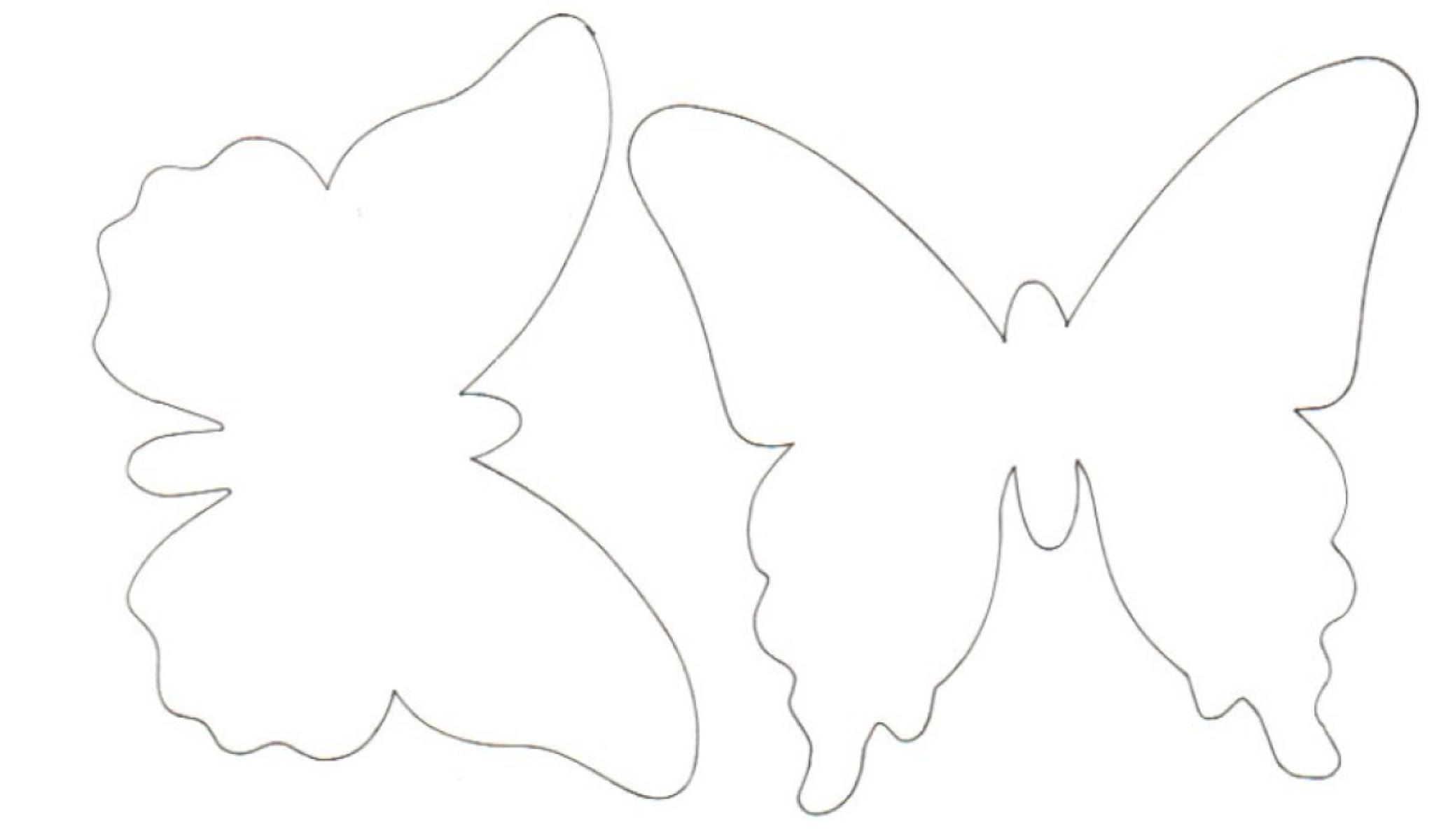 Drugelių iš veltinio girlianda