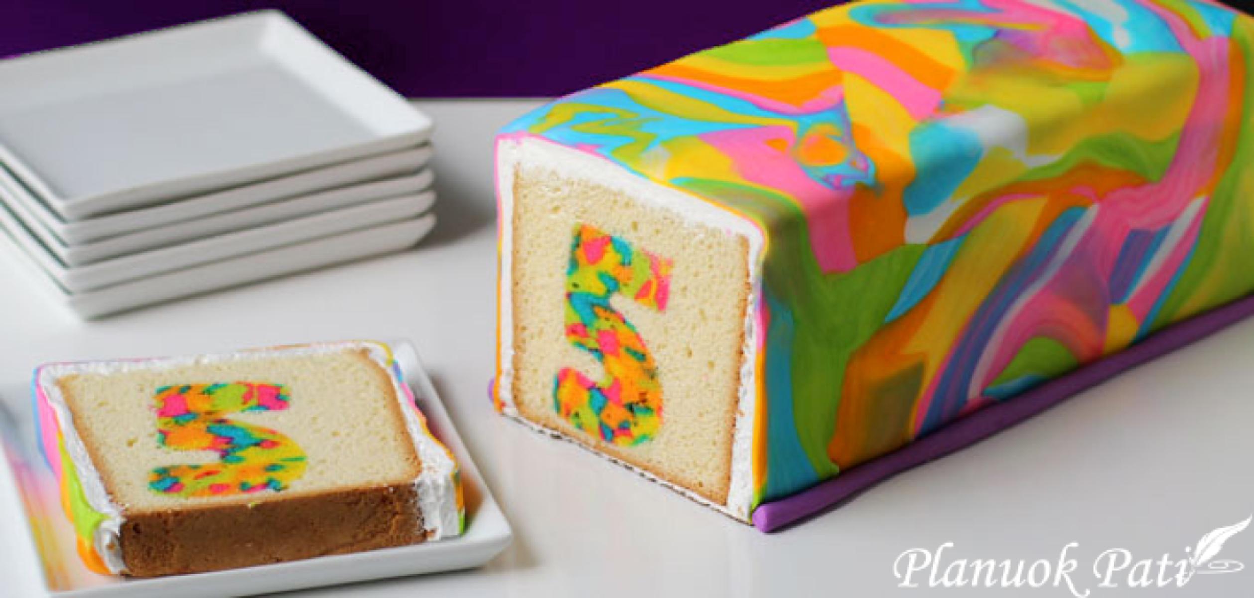 Vaivorykštinis pyragas