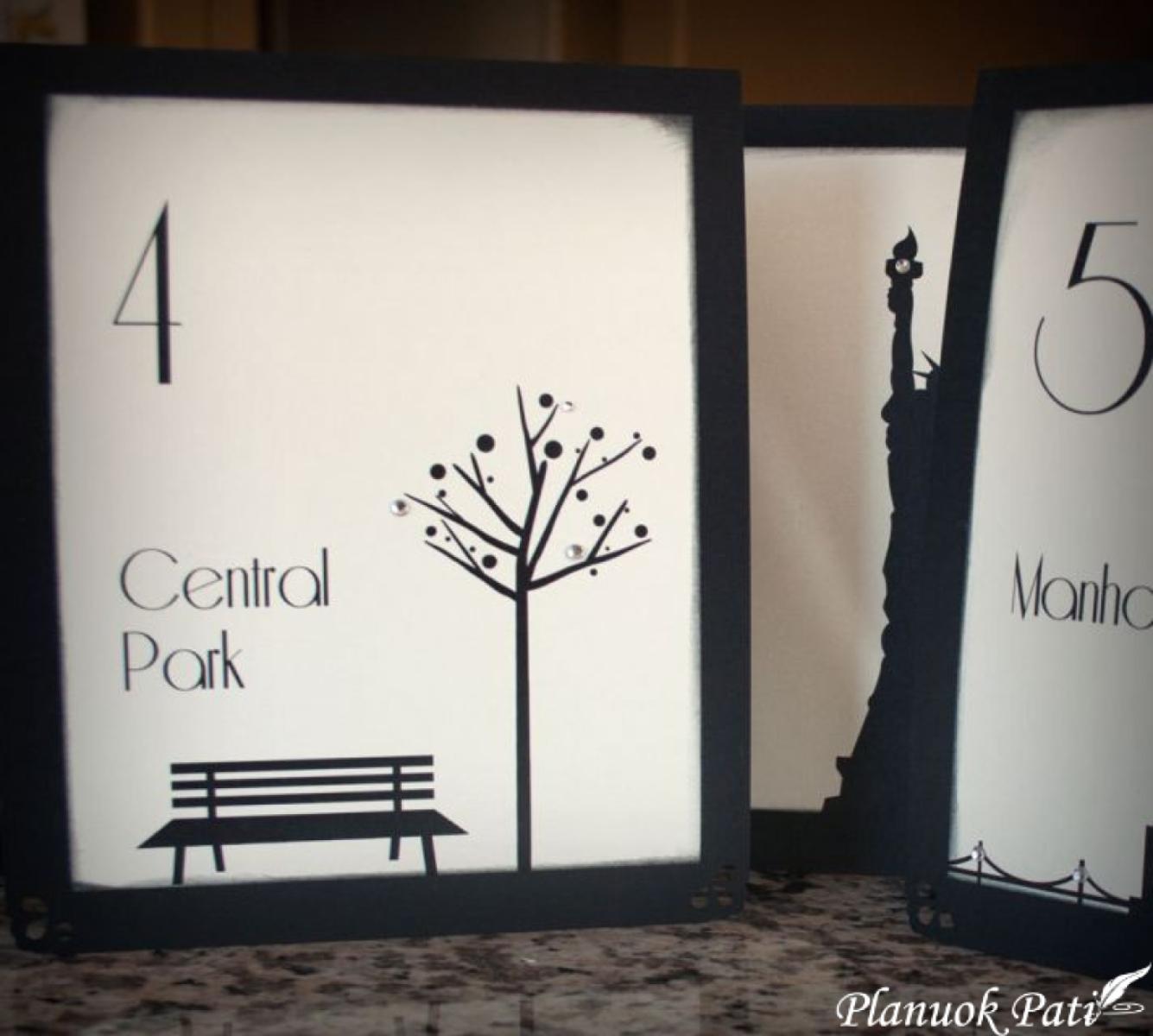 Vestuvinių staliukų numeravimas