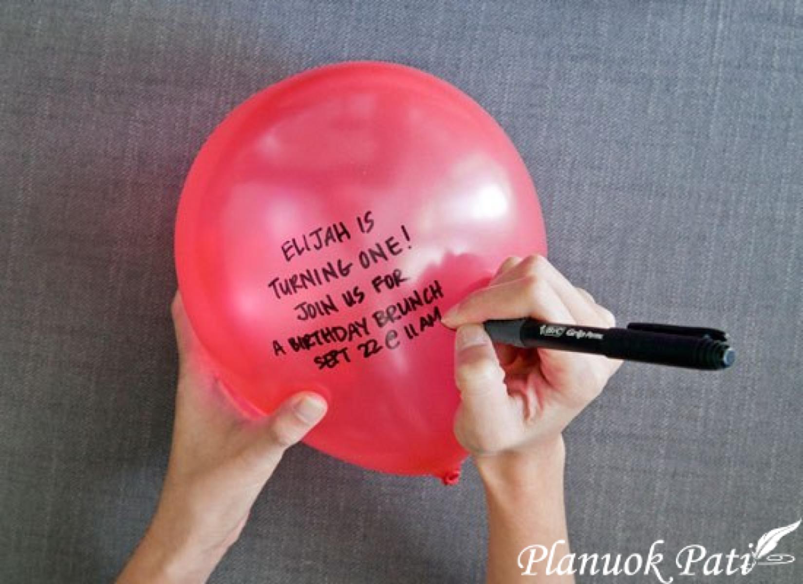 Atvirutė - pripūsk balioną