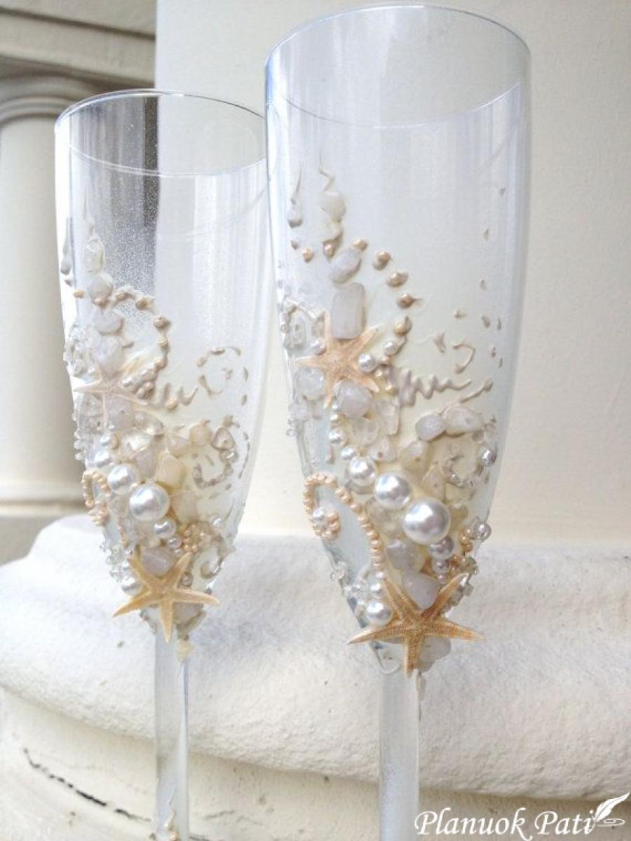 Kriauklės gėlių puokštei bei taurėms dekoruoti