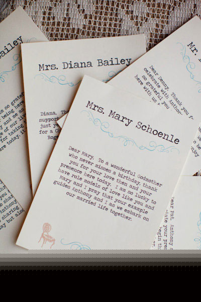 Asmeninė padėka svečiams