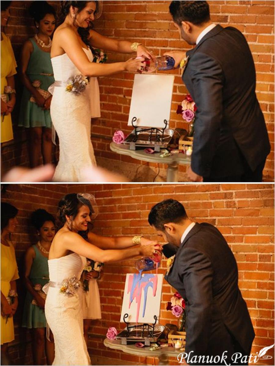 Smėlio ceremonija kitaip