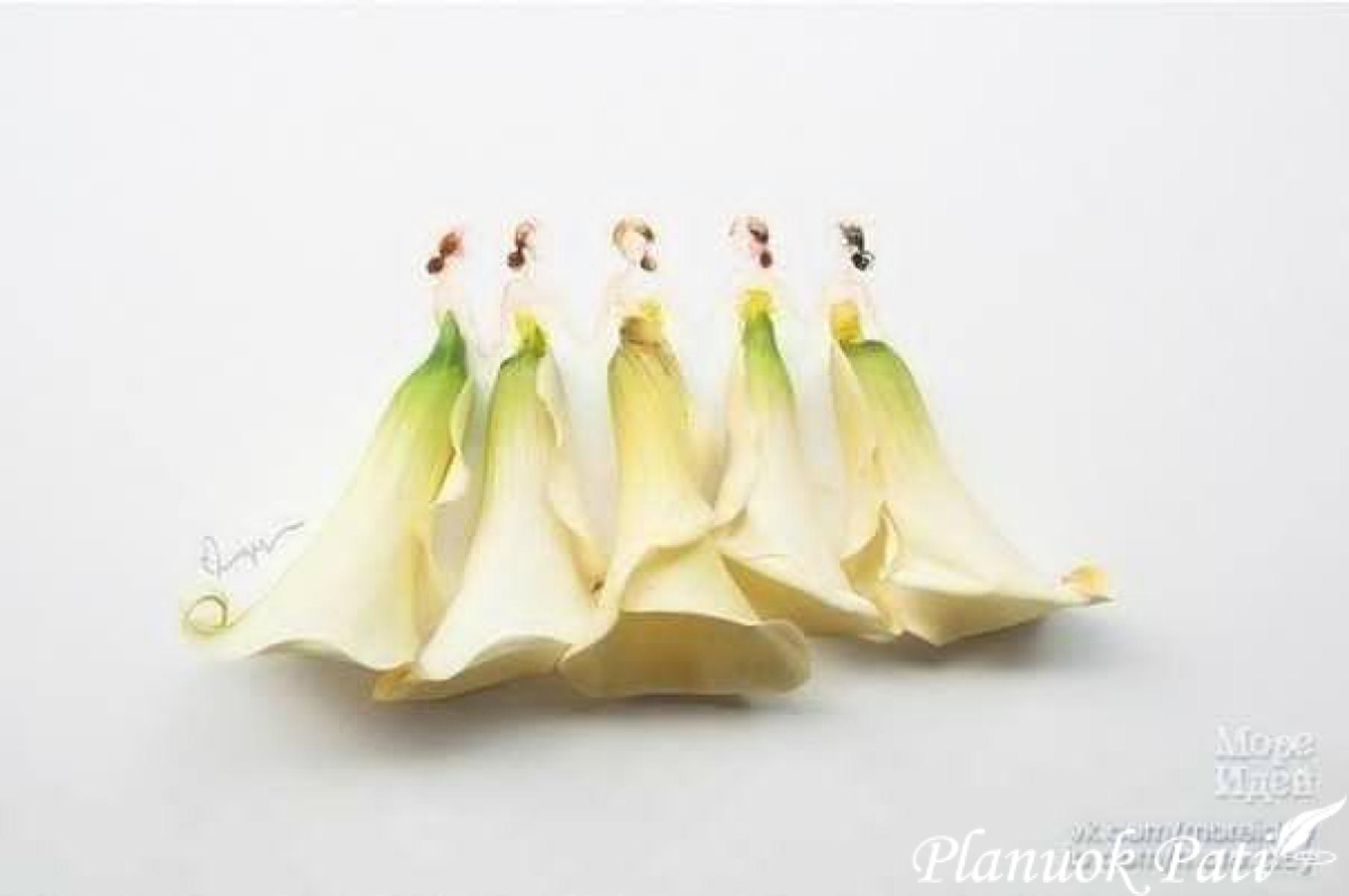 Atvirutė iš gėlės žiedo