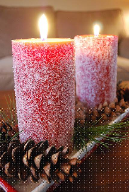 Apšerkšnijusios žvakės