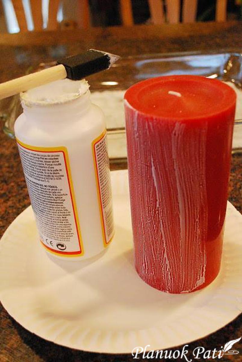 Apšerkšnijusios žvakės