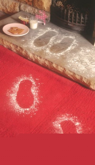 Kalėdų senelio pėdsakai