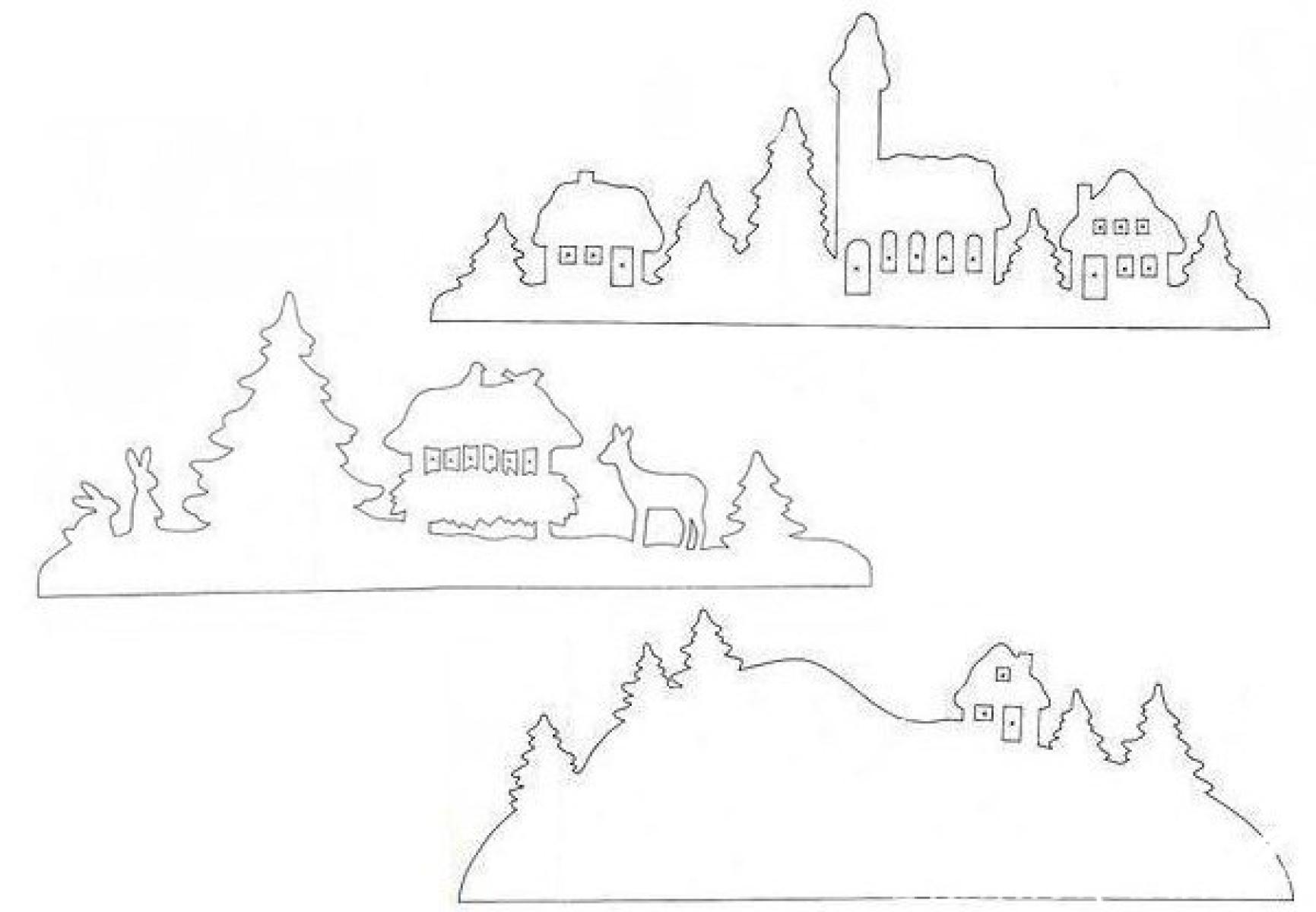 Kalėdinė dekoracija ant palangės