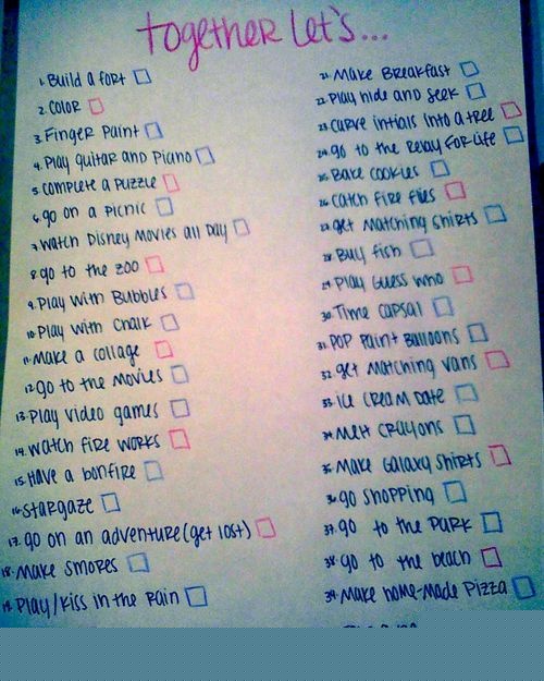 Veiklų kartu sąrašas