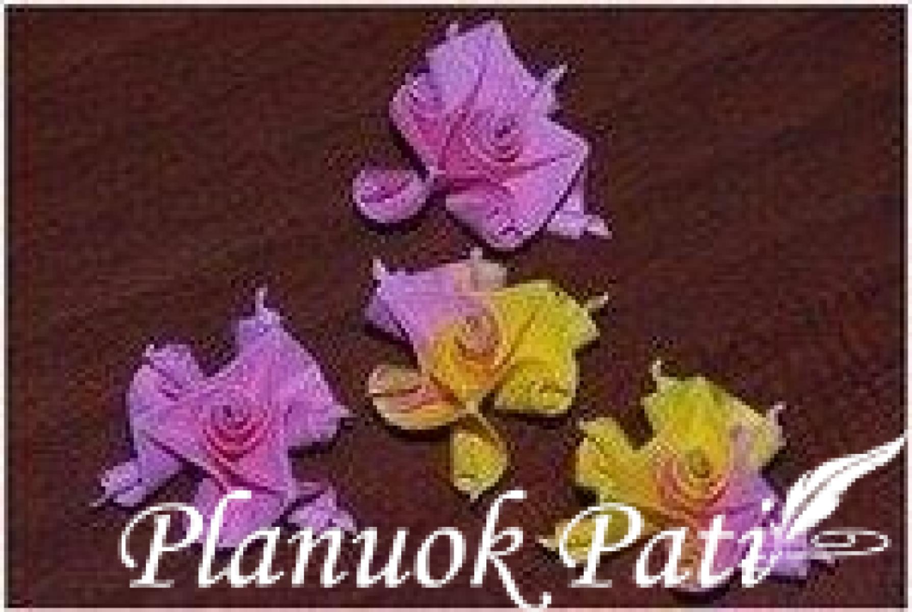 Gėlytės iš popieriaus kvadratėlių