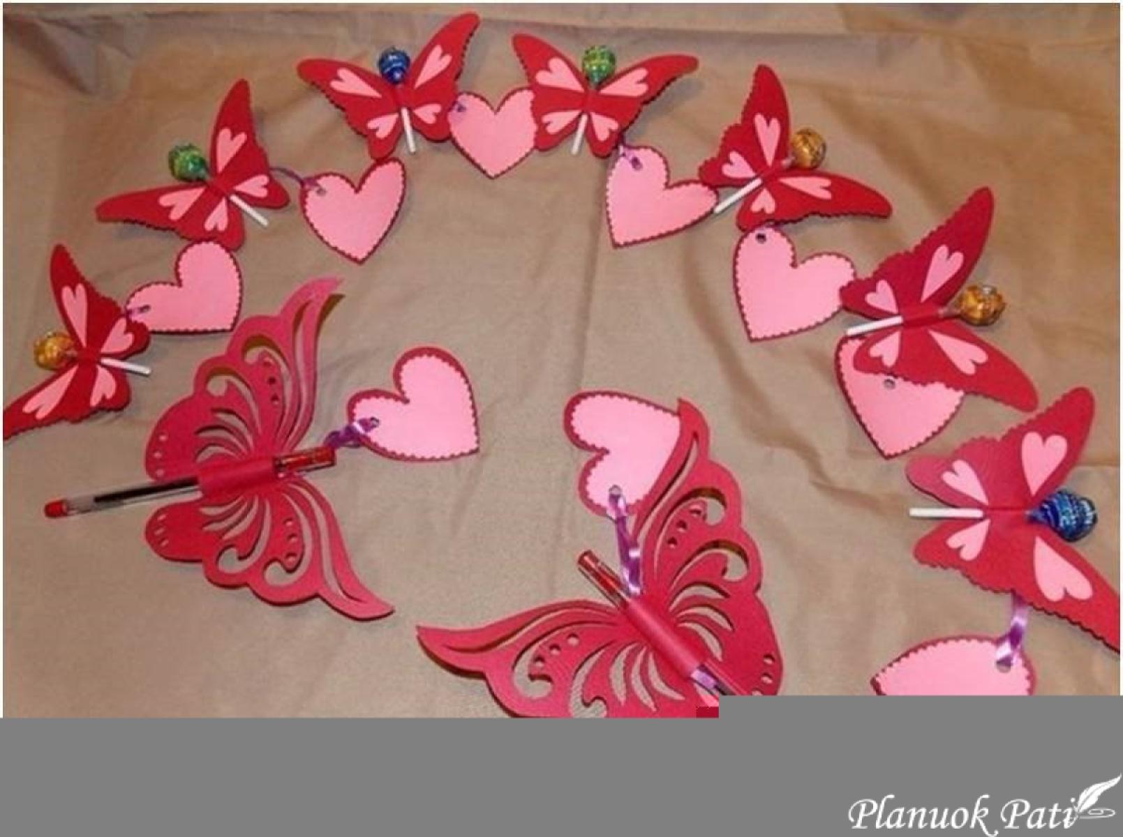 Dovanėlė svečiams drugelių tema