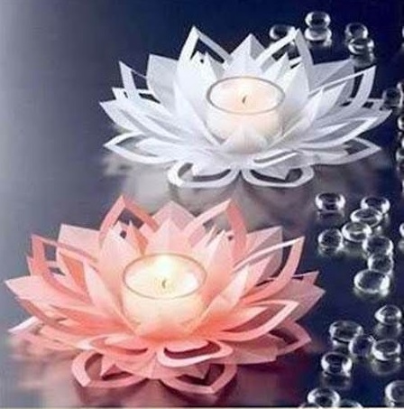 Žvakidė iš popieriaus