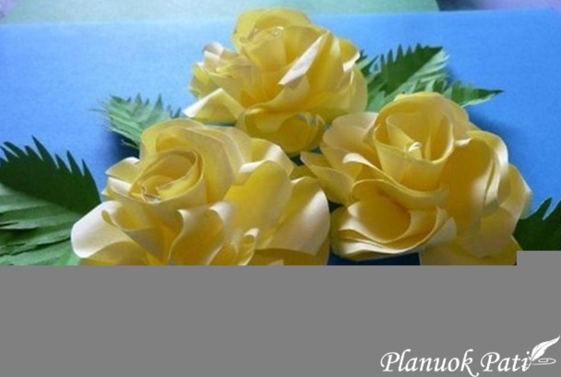 Gėlytė iš popieriaus