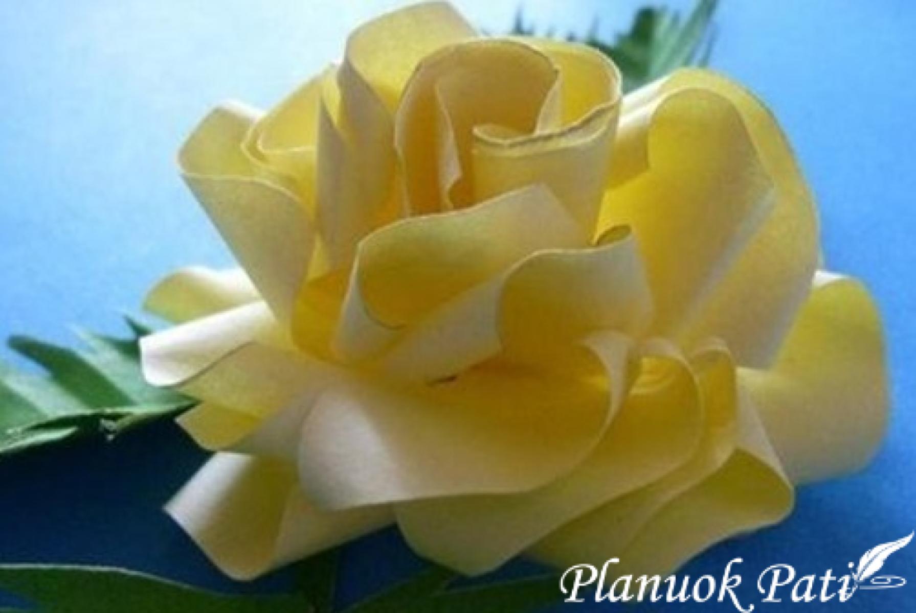 Gėlytė iš popieriaus