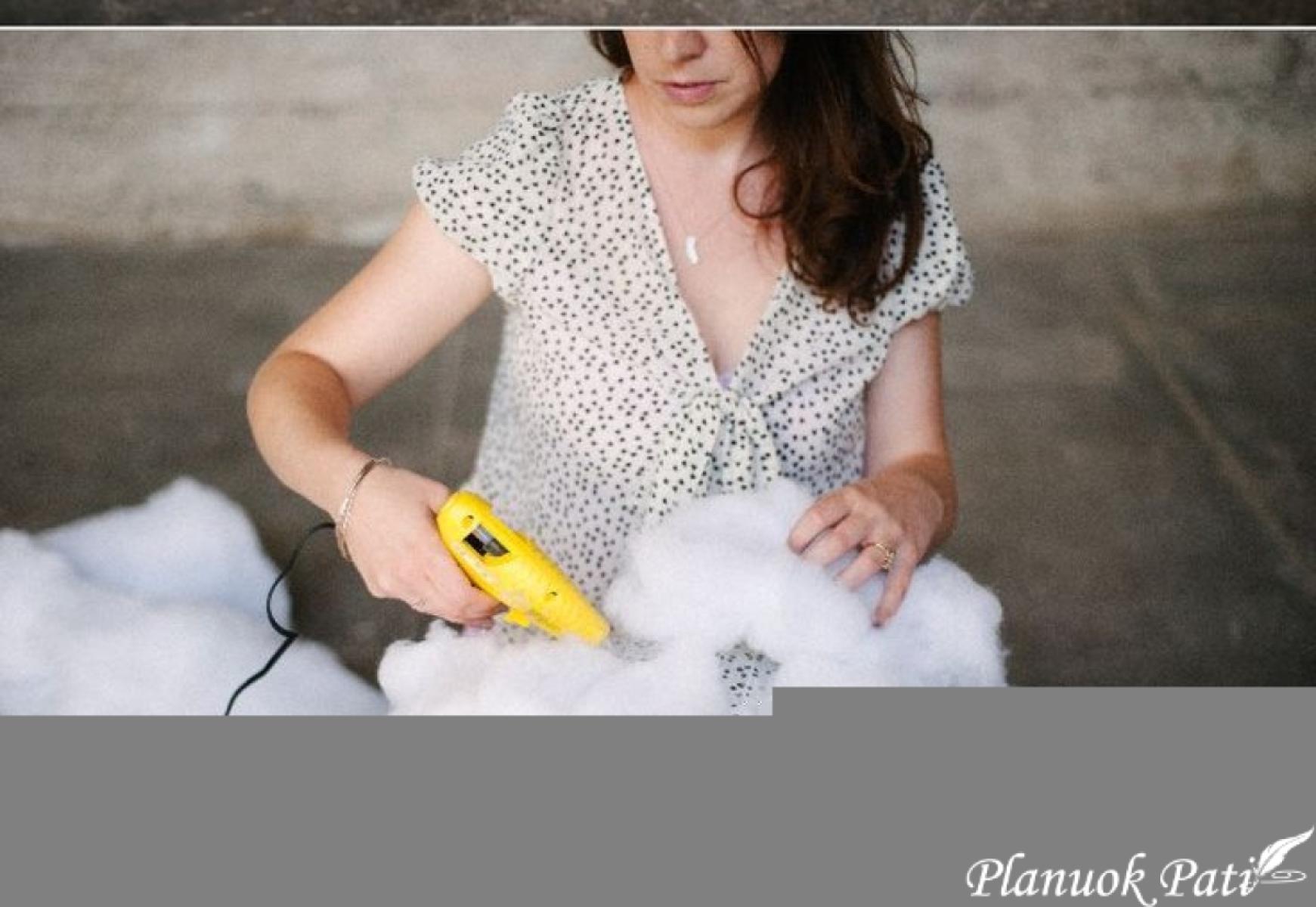 Debesėliai iš vatos