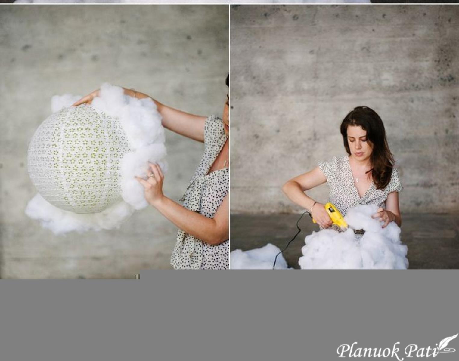 Debesėliai iš vatos