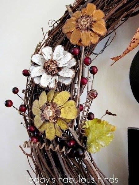 Gėlytės iš kankorėžių