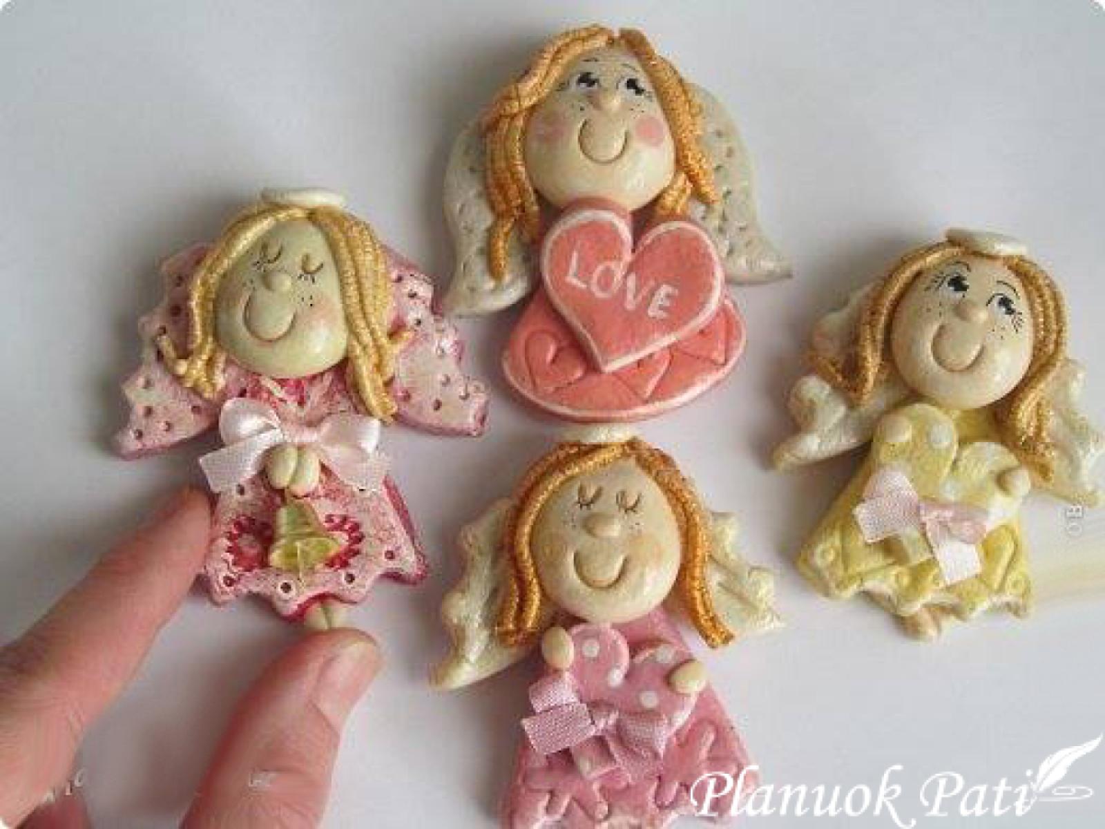 Angeliukas iš druskos tešlos