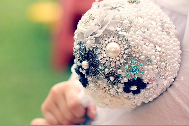 Puokštė iš karoliukų