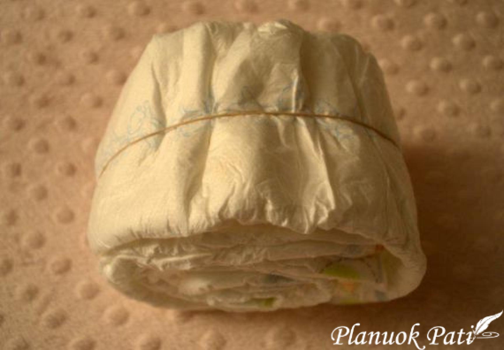 Sauskelnių tortas - Miegantis vaikutis