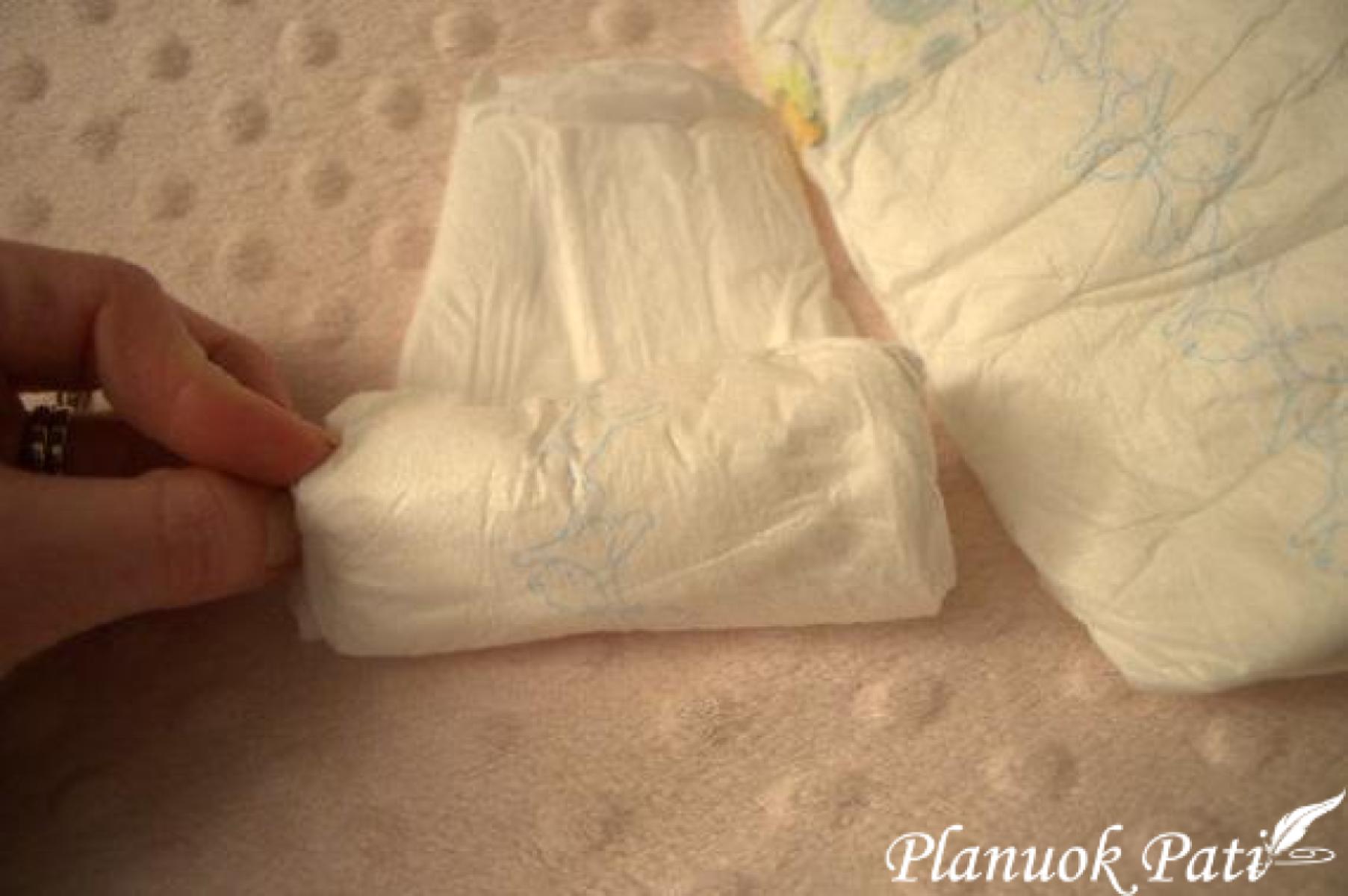 Sauskelnių tortas - Miegantis vaikutis