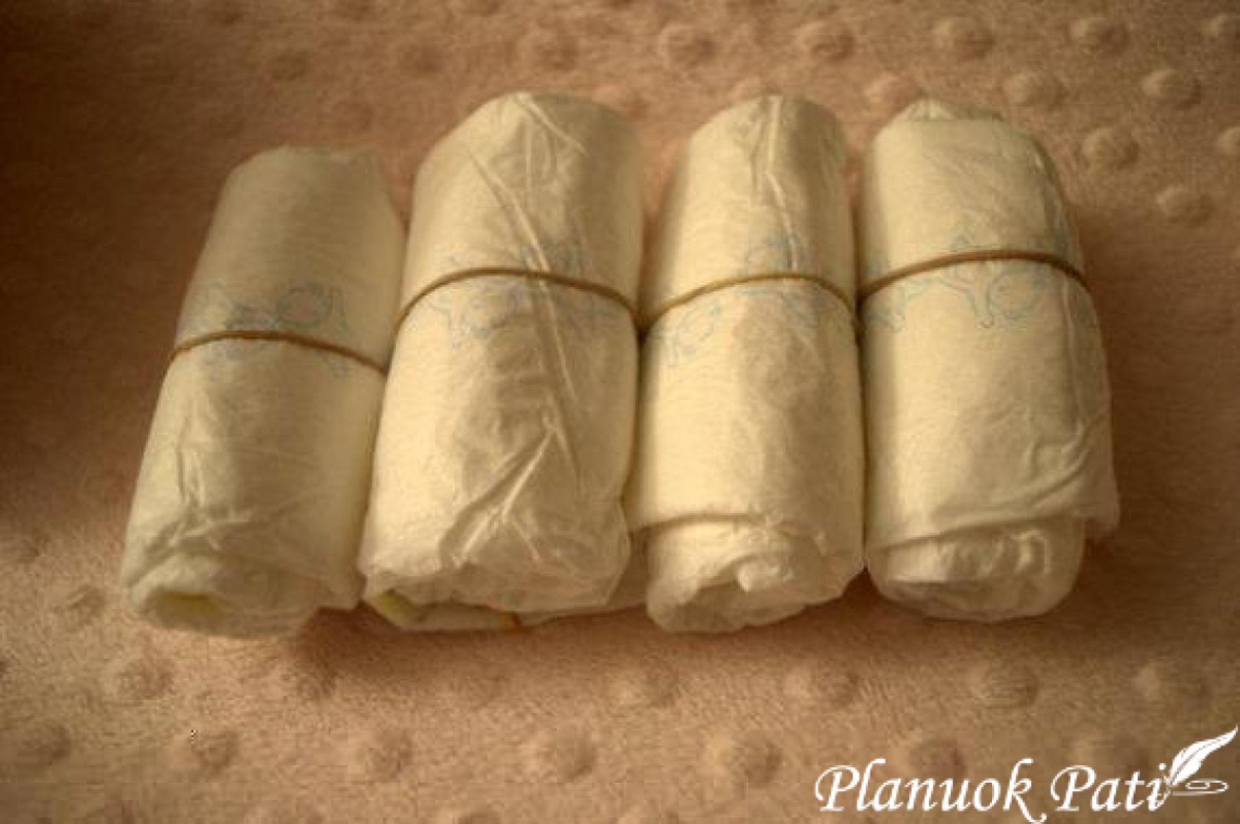 Sauskelnių tortas - Miegantis vaikutis