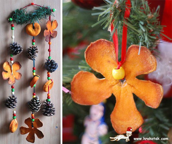 Apelsinais kvepianti dekoracija