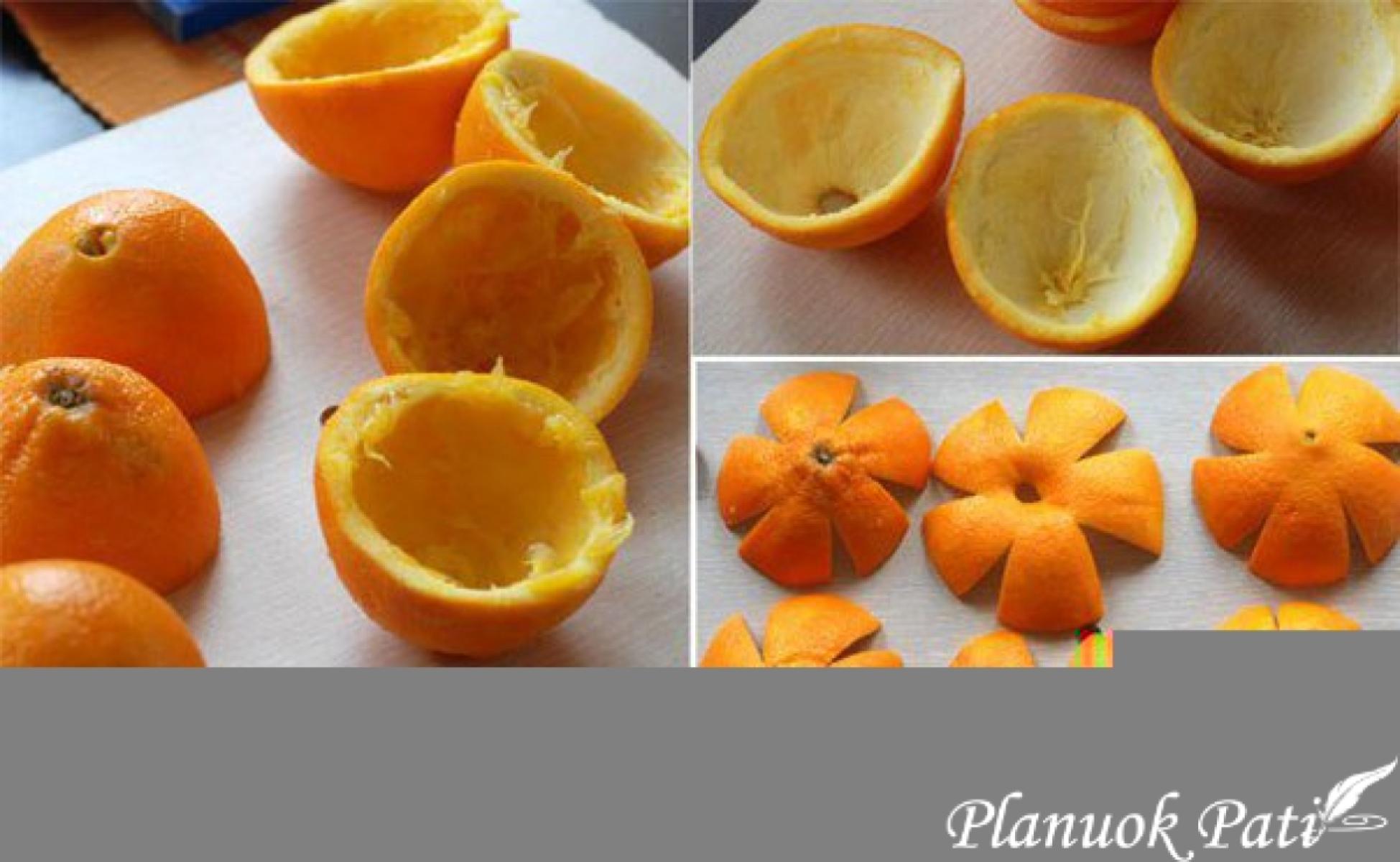 Apelsinais kvepianti dekoracija