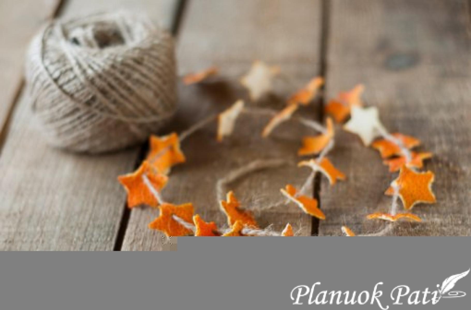 Apelsinais kvepianti dekoracija