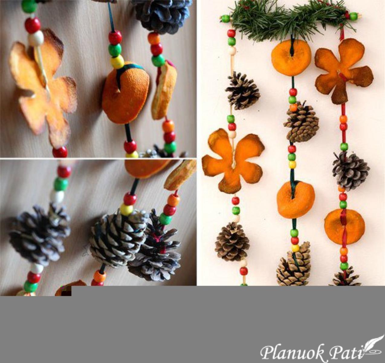 Apelsinais kvepianti dekoracija