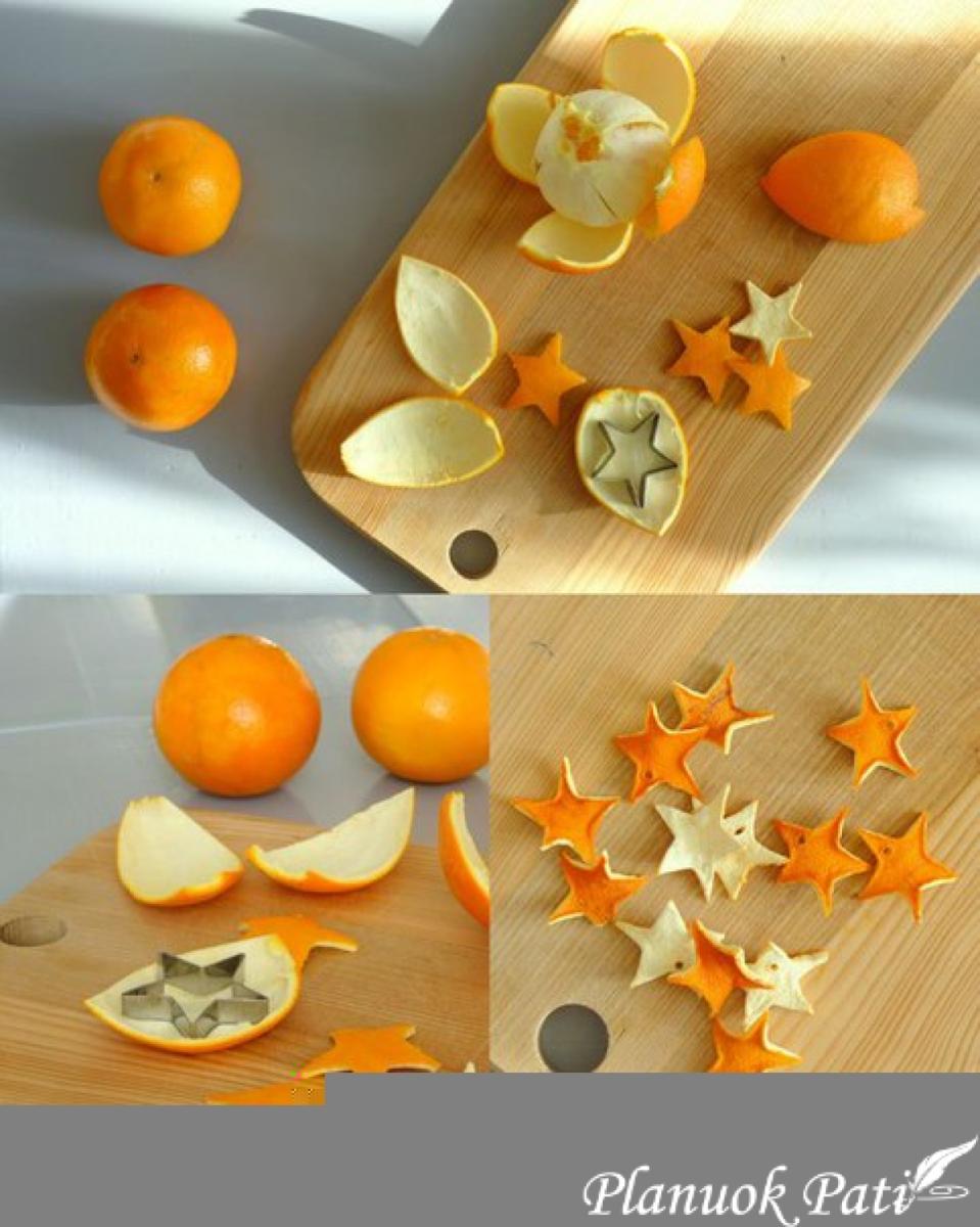 Apelsinais kvepianti dekoracija