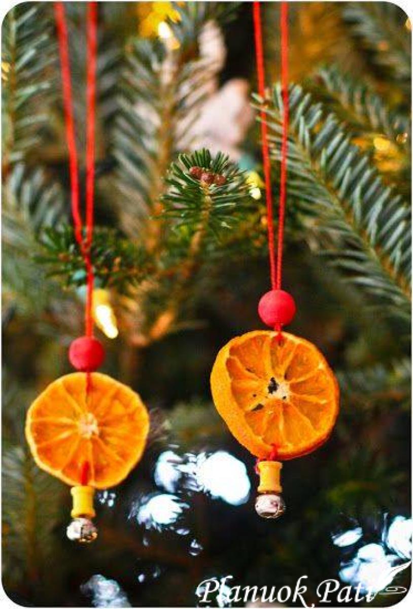 Apelsinais kvepianti dekoracija