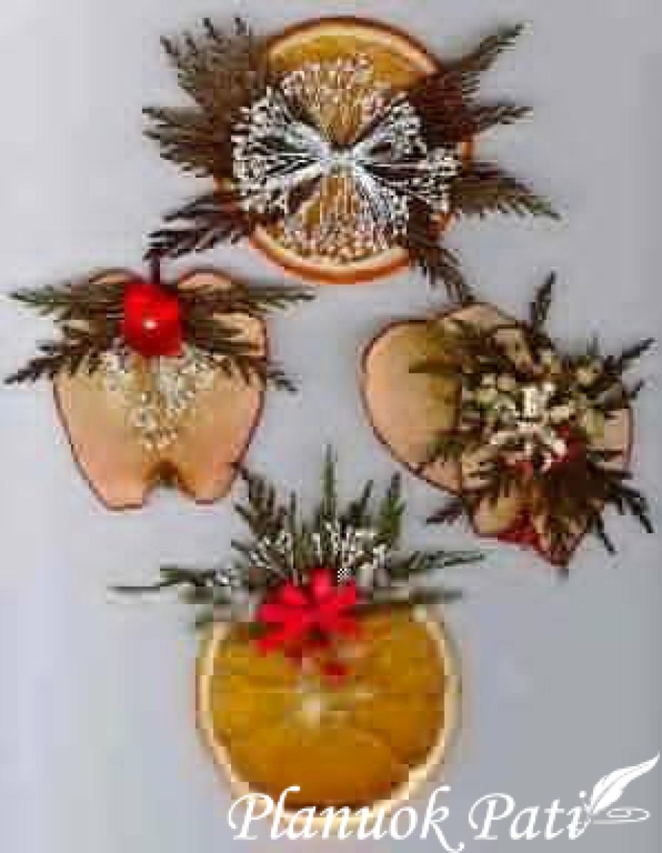 Apelsinais kvepianti dekoracija