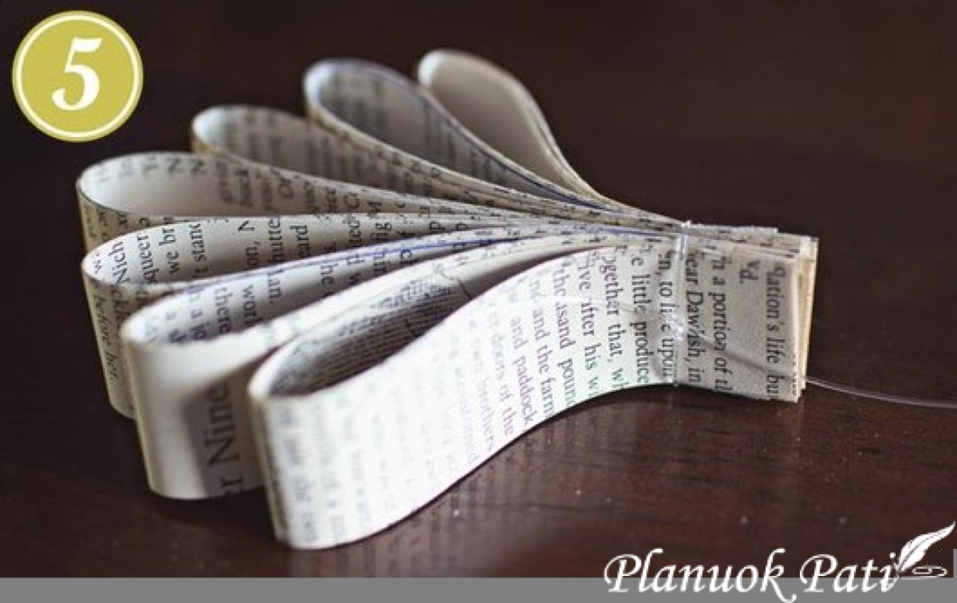 Snaigės iš knygos lapų