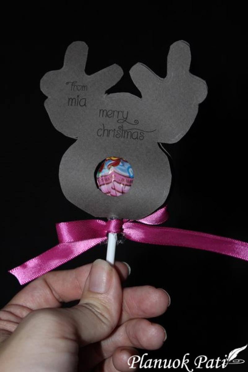 Šventinis saldainio įpakavimas