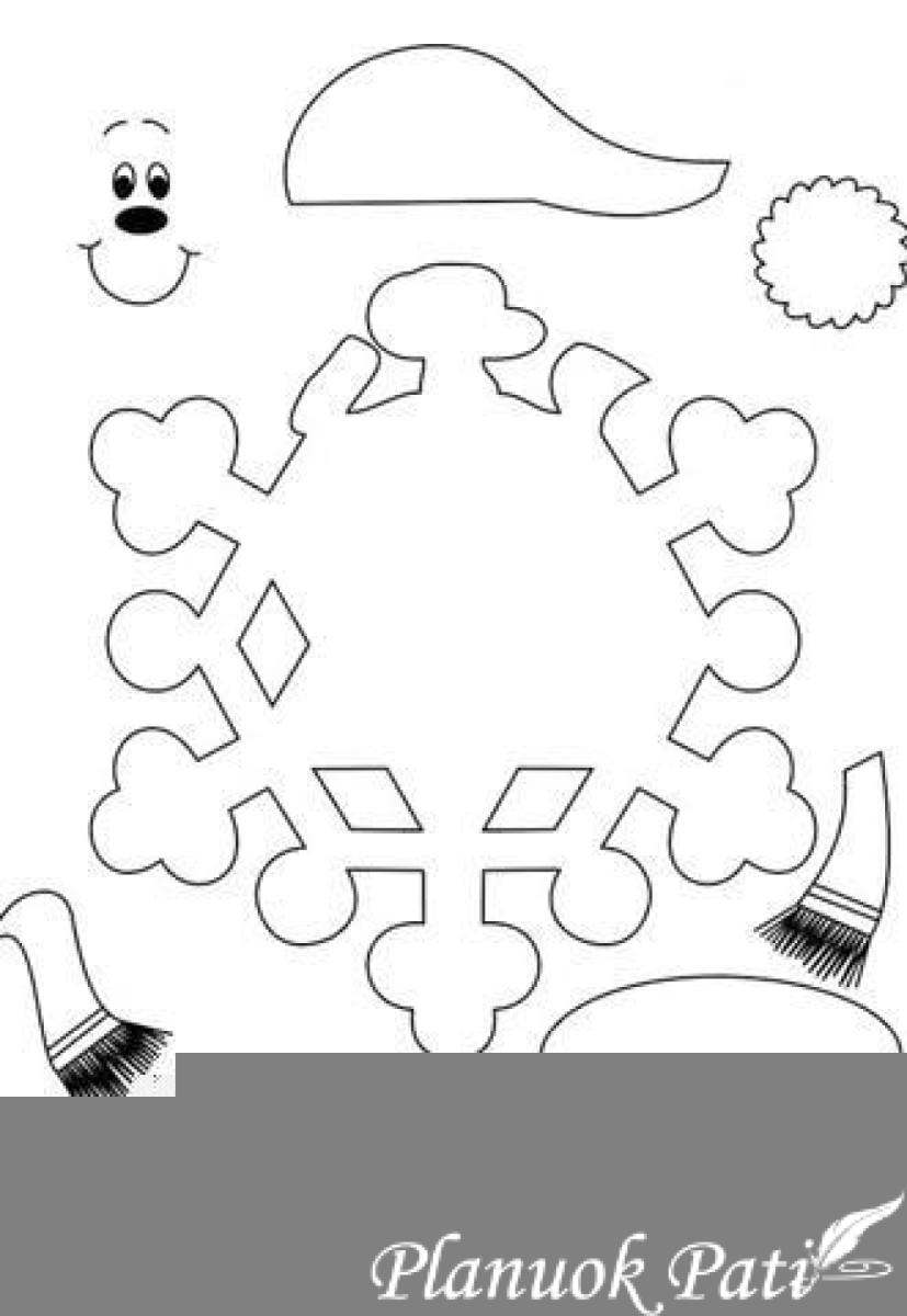 Kalėdinės snaigės - nykštukai