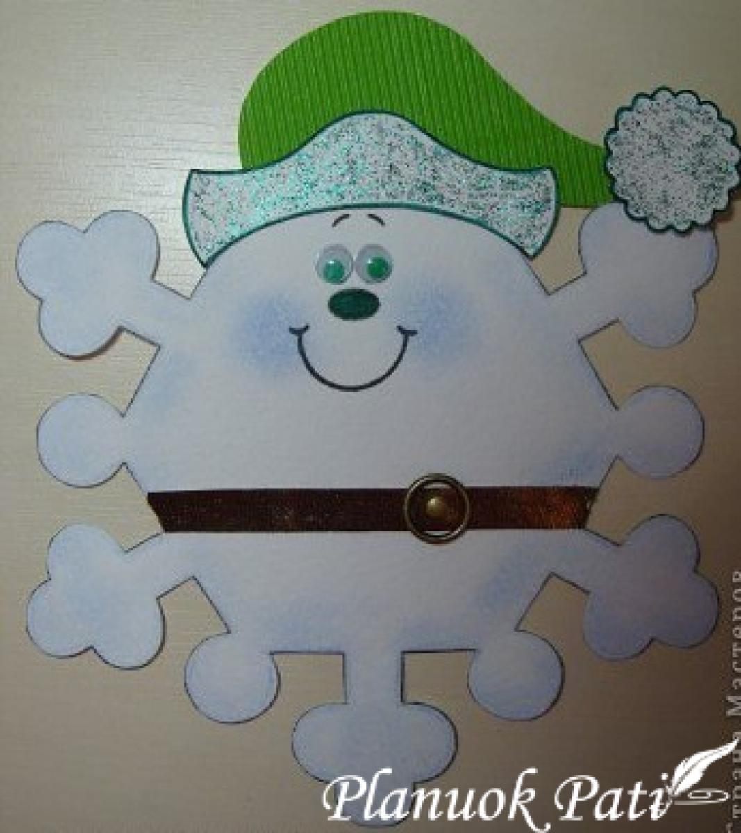 Kalėdinės snaigės - nykštukai