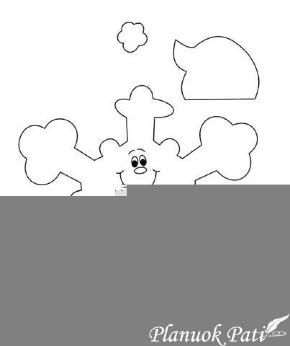 Kalėdinės snaigės - nykštukai