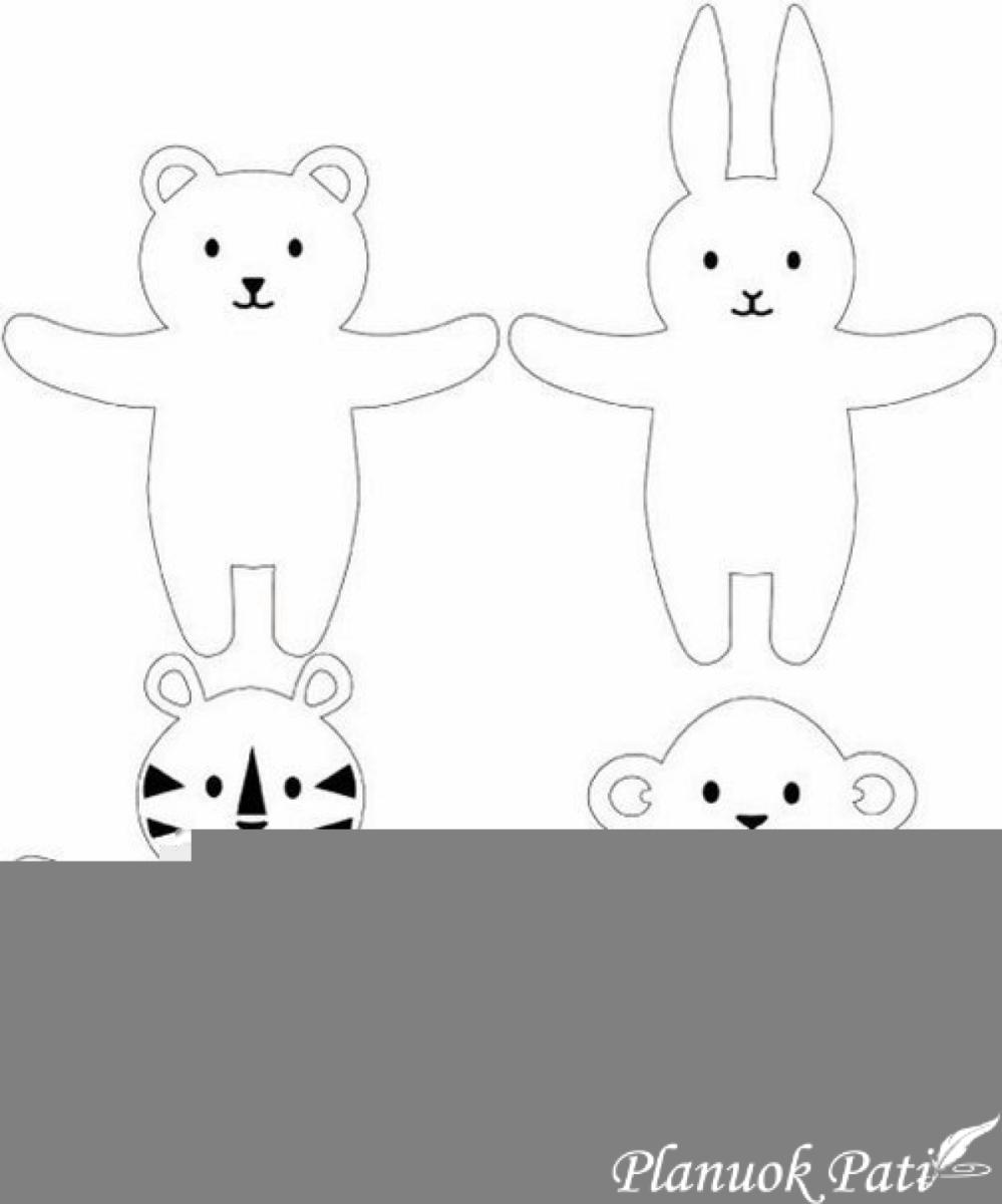 Popieriniai žvėreliai smulkmenėlei laikyti