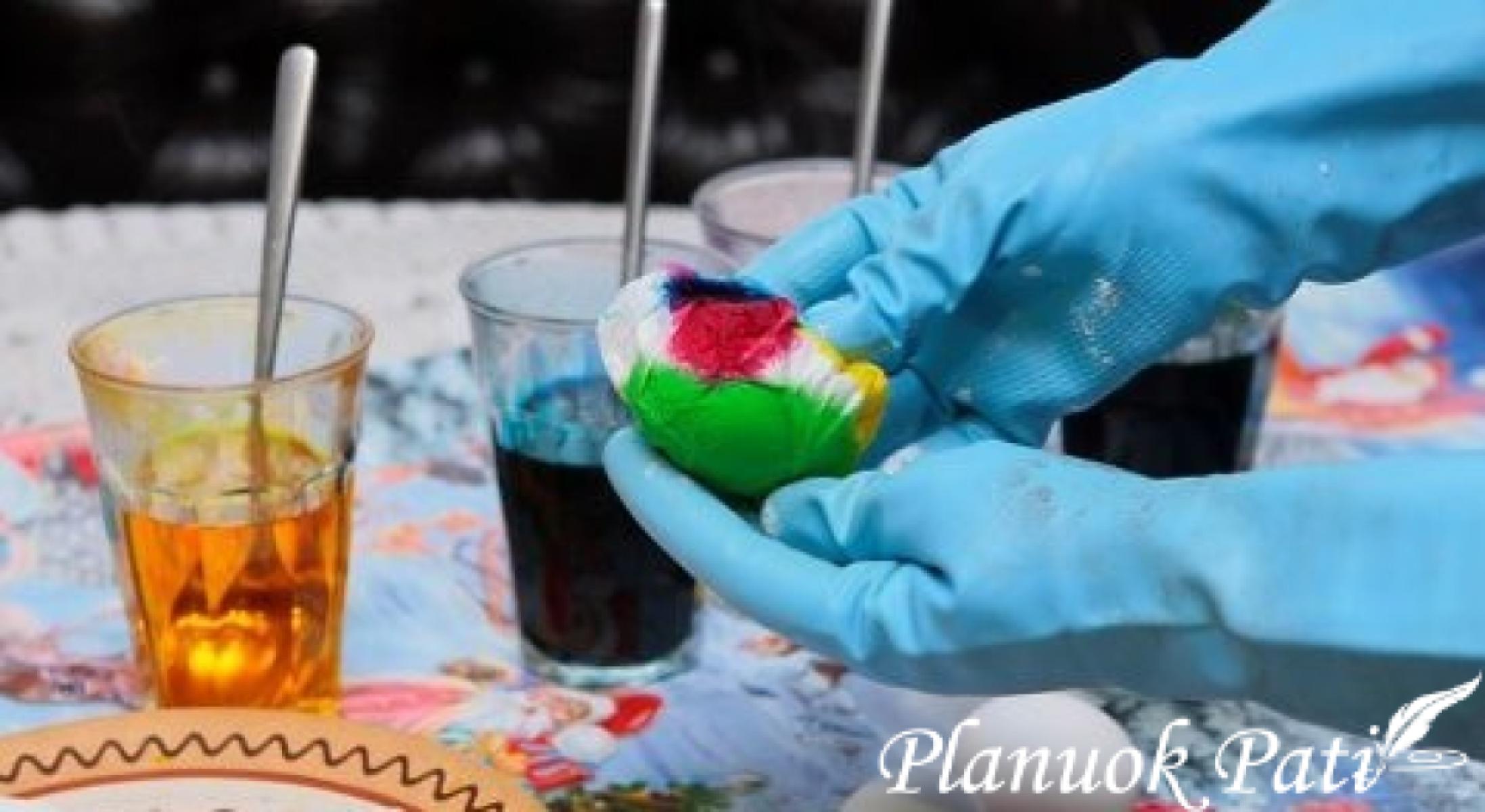 Velykinių kiaušinių marginimas