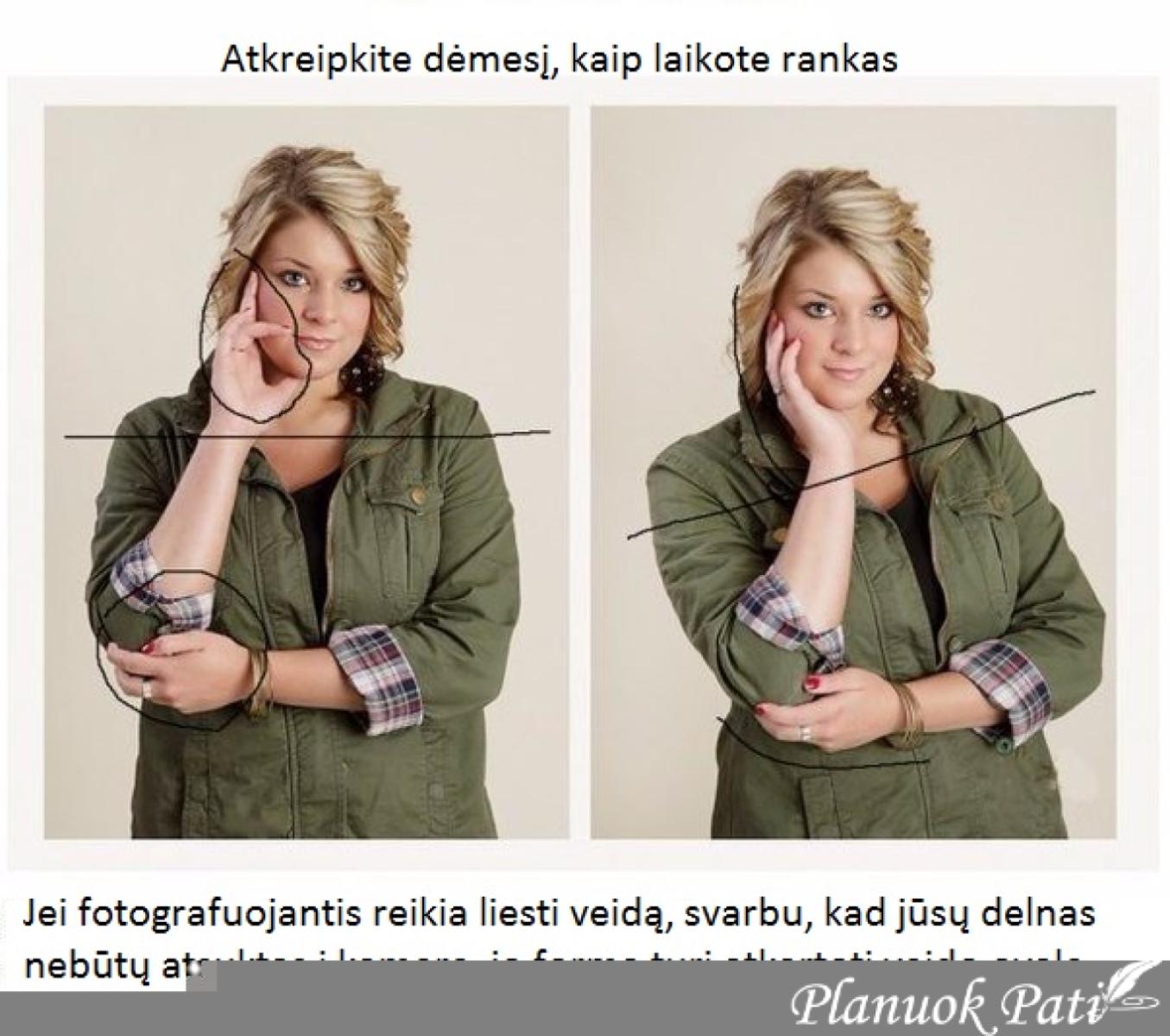 Kaip nuotraukose atrodyti gražiau