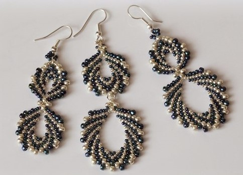 Auskariukai iš karoliukų