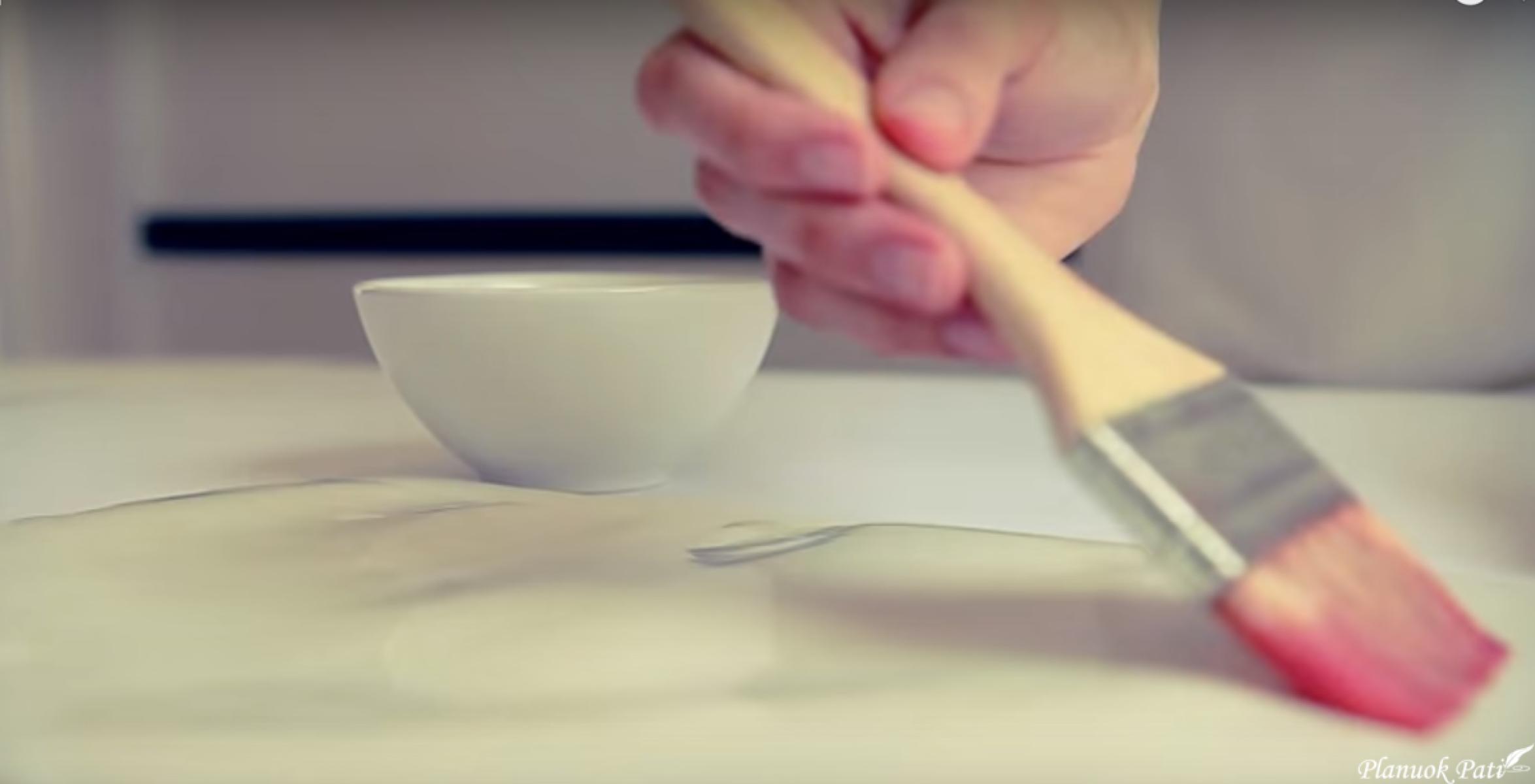 Popierinės gėlės žvakidei