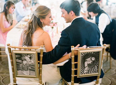 Jaunųjų ir svečių kėdžių dekoro idėjos