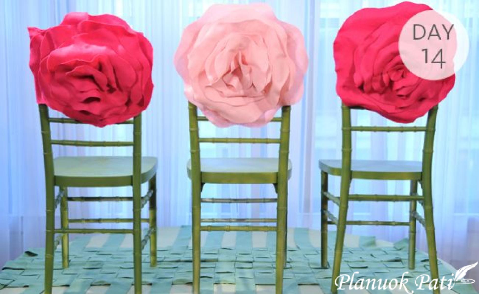 Jaunųjų ir svečių kėdžių dekoro idėjos